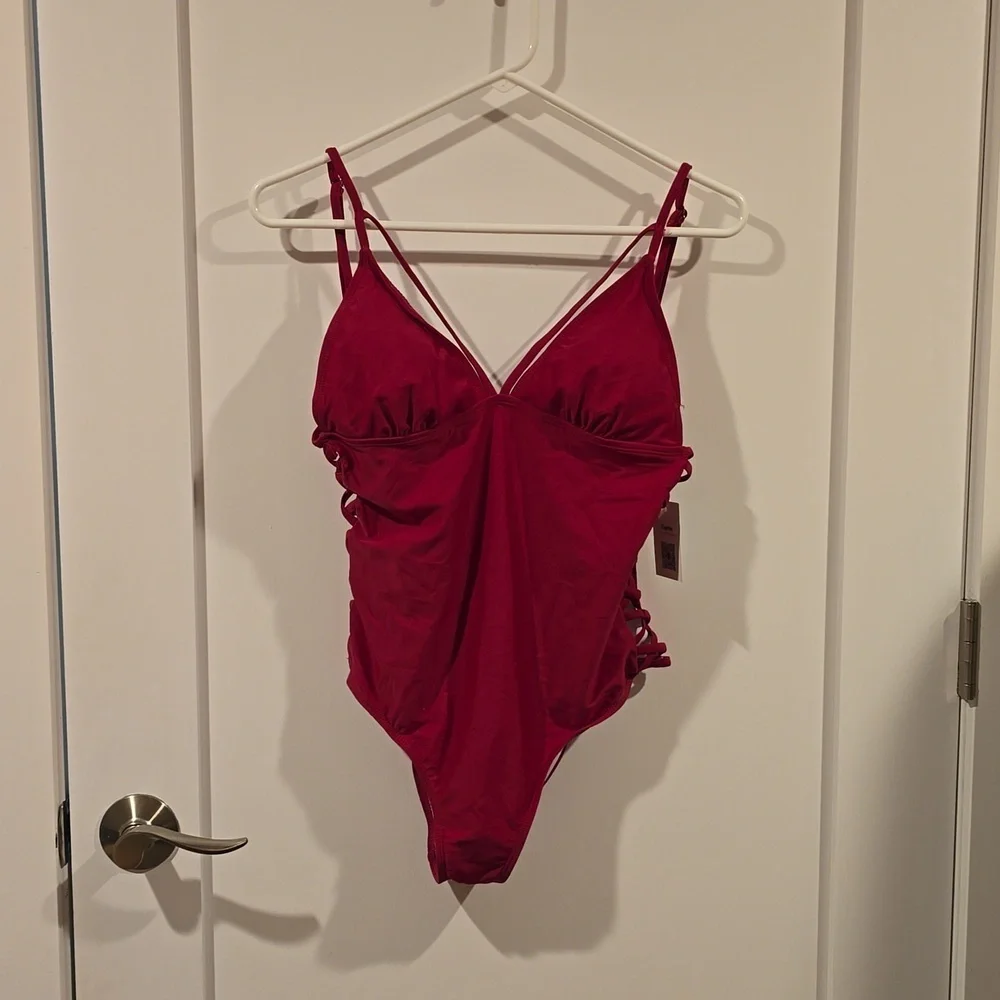 CUPSHE|‎ One-Piece | Pink Swimsuit| Size Medium​